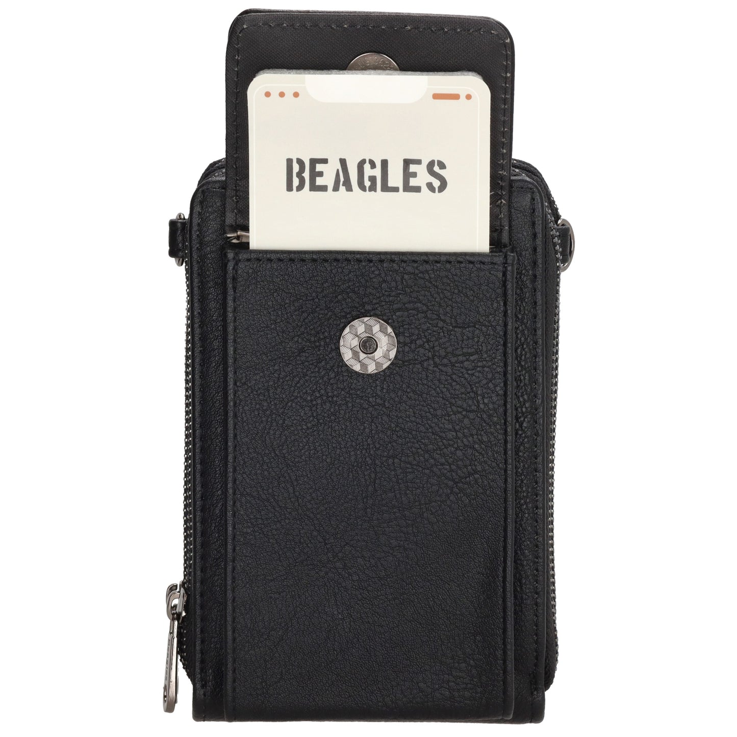 Telefoontas Beagles Zwart KreaDoe