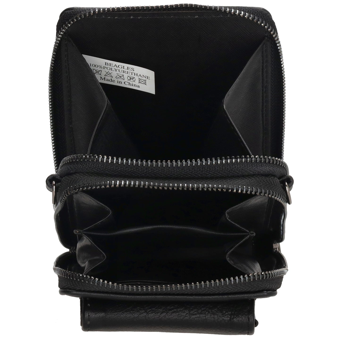 Telefoontas Beagles Zwart KreaDoe